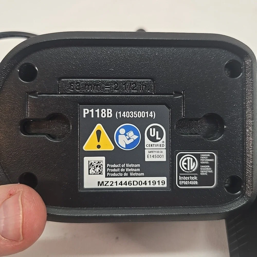 (2) NEW Genuine RYOBI P118B Lithium Ion 18 Volt 18V Compact‎ Battery Chargers